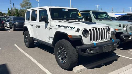 Bright White Clearcoat 2023 Jeep Wrangler 4xe Rubicon