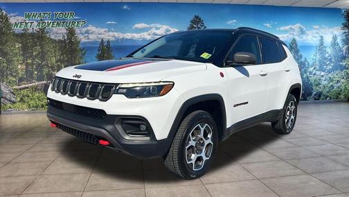 Bright White Clearcoat 2022 Jeep Compass Trailhawk