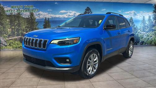 Hydro Blue Pearlcoat 2022 Jeep Cherokee Latitude Lux