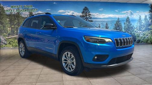 Hydro Blue Pearlcoat 2022 Jeep Cherokee Latitude Lux
