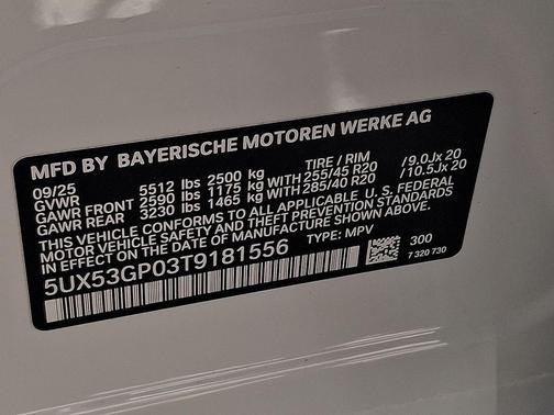 2026 BMW X3 30 xDrive