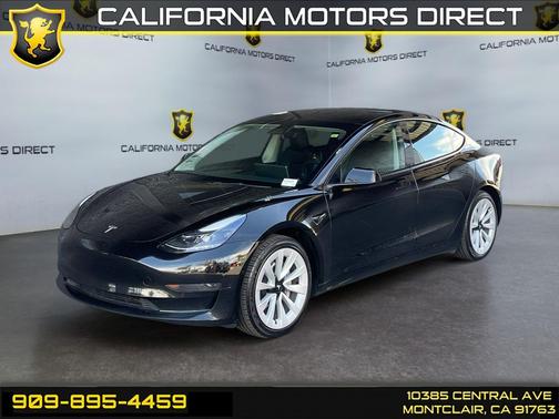 Solid Black 2022 Tesla Model 3 Standard Range