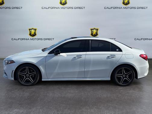 White 2019 Mercedes-Benz A-Class Sedan
