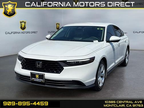 Platinum White Pearl 2024 Honda Accord LX 1.5T