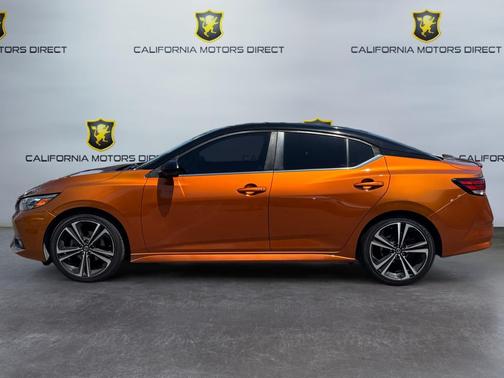 Monarch Orange/Super Black 2020 Nissan Sentra SR