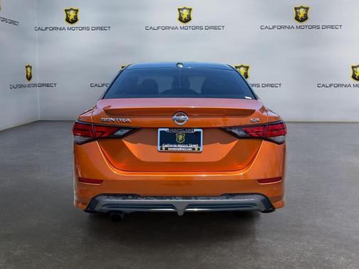 Monarch Orange/Super Black 2020 Nissan Sentra SR