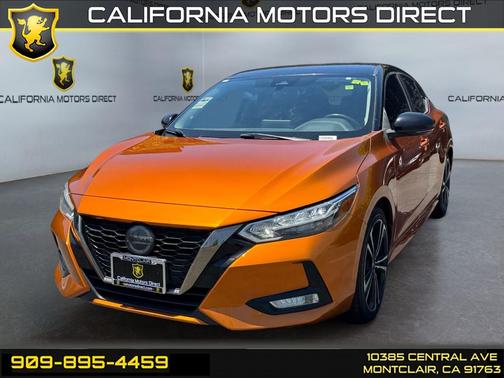 Monarch Orange/Super Black 2020 Nissan Sentra SR
