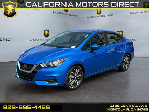 Electric Blue Metallic 2021 Nissan Versa 1.6 SV