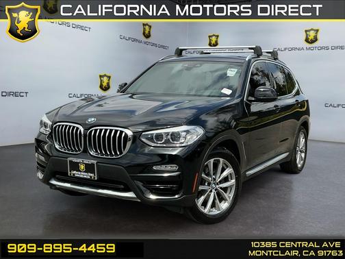 Jet Black 2019 BMW X3 sDrive30i
