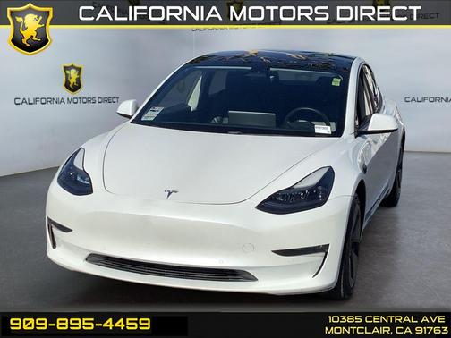 Pearl White Multi-Coat 2021 Tesla Model 3 Standard Range Plus