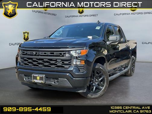 Black 2022 Chevrolet Silverado 1500 Custom