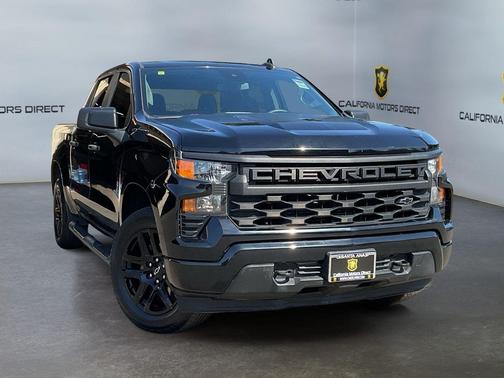 Black 2022 Chevrolet Silverado 1500 Custom