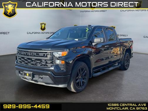 Black 2022 Chevrolet Silverado 1500 Custom