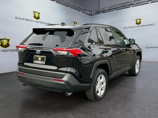 Midnight Black Metallic 2021 Toyota RAV4 Hybrid LE