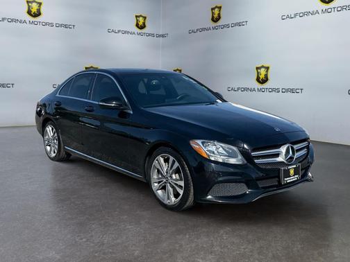 Black 2018 Mercedes-Benz C-Class Sedan