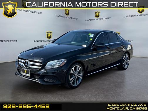 Black 2018 Mercedes-Benz C-Class Sedan
