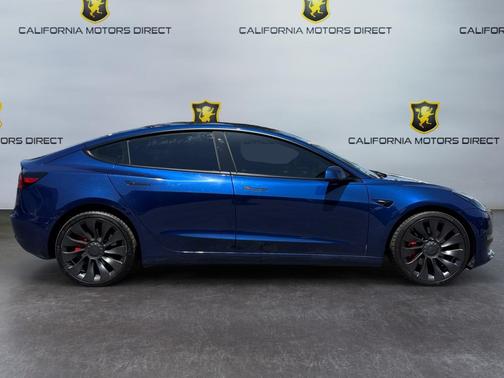 Deep Blue Metallic 2021 Tesla Model 3 Performance
