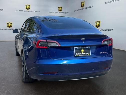 Deep Blue Metallic 2021 Tesla Model 3 Performance