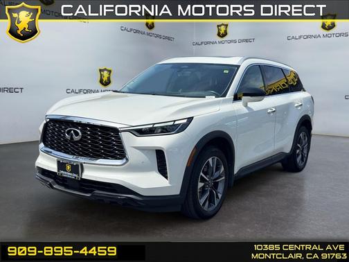 Majestic White 2023 INFINITI QX60 Luxe