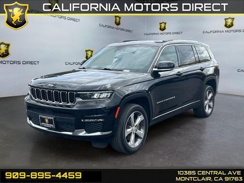 Diamond Black Crystal Pearlcoat 2022 Jeep Grand Cherokee L Limited