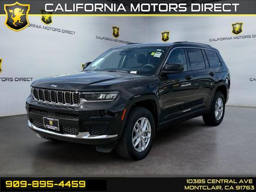 Diamond Black Crystal Pearlcoat 2023 Jeep Grand Cherokee L Laredo