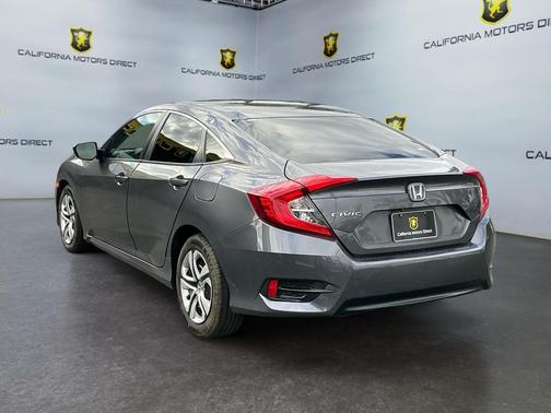 Modern Steel Metallic 2017 Honda Civic LX