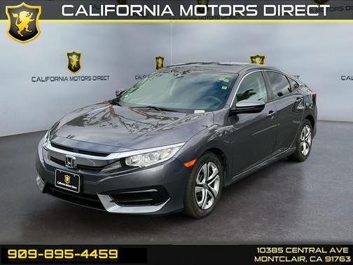 Modern Steel Metallic 2017 Honda Civic LX