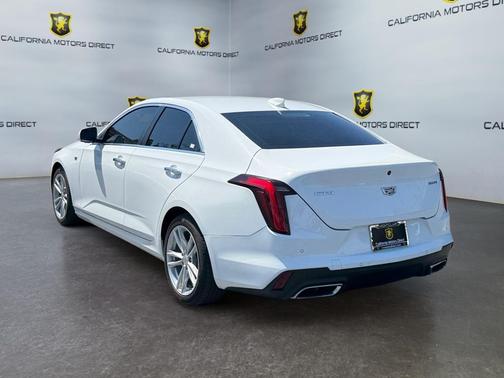 Summit White 2024 Cadillac CT4 Luxury