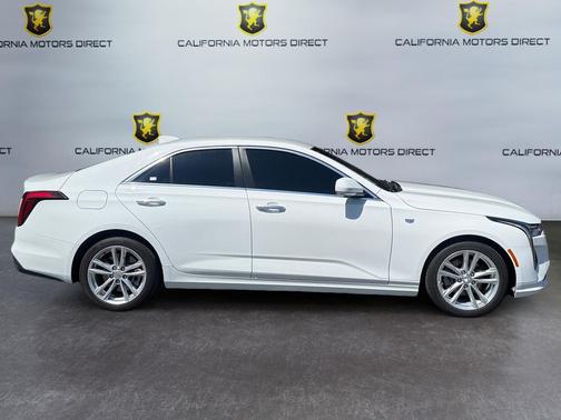 Summit White 2024 Cadillac CT4 Luxury