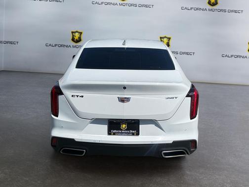 Summit White 2024 Cadillac CT4 Luxury