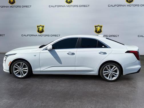 Summit White 2024 Cadillac CT4 Luxury