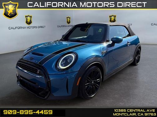 Island Blue Metallic 2023 MINI Convertible Cooper S