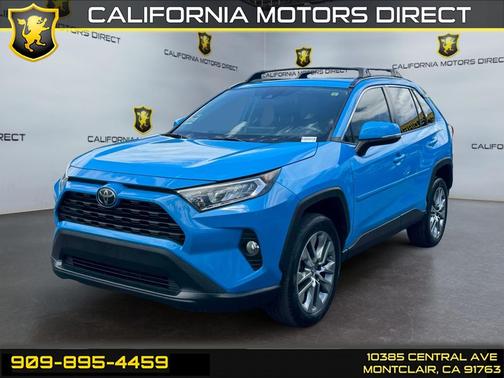 Blue Flame 2019 Toyota RAV4 XLE Premium