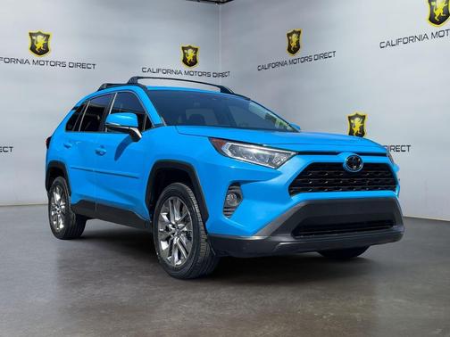 Blue Flame 2019 Toyota RAV4 XLE Premium