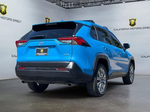 Blue Flame 2019 Toyota RAV4 XLE Premium