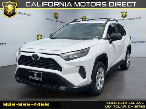 Super White 2019 Toyota RAV4 LE