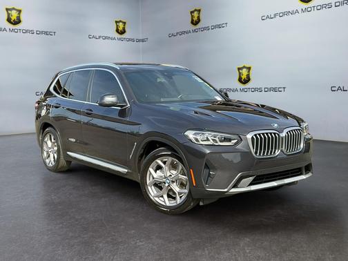 Dark Graphite Metallic 2022 BMW X3 sDrive30i