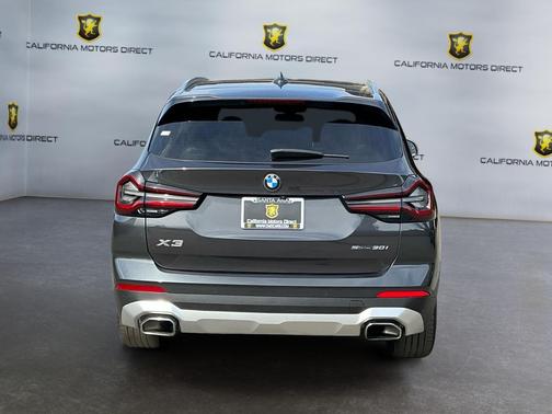 Dark Graphite Metallic 2022 BMW X3 sDrive30i