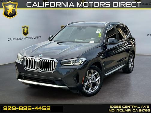 Dark Graphite Metallic 2022 BMW X3 sDrive30i