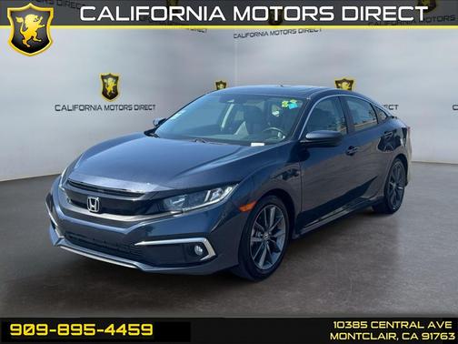 Cosmic Blue Metallic 2020 Honda Civic EX-L