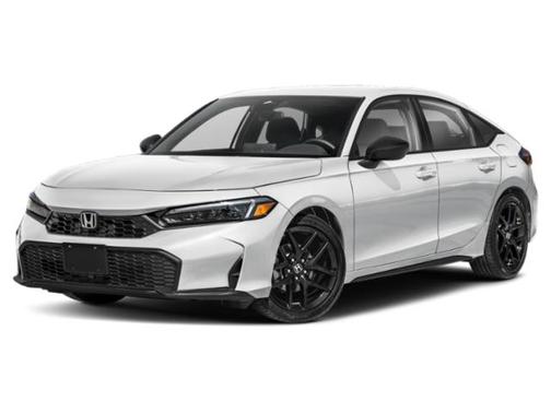 Platinum White Pearl 2025 Honda Civic Sport