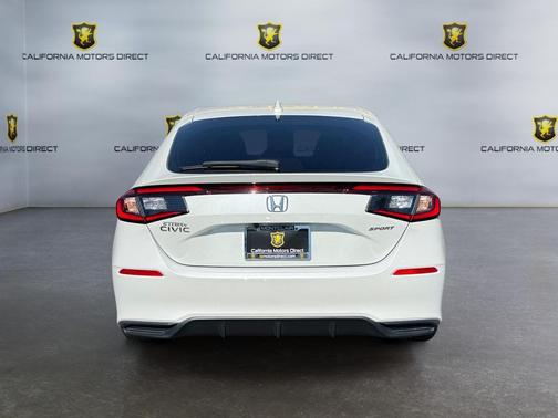 Platinum White Pearl 2025 Honda Civic Sport