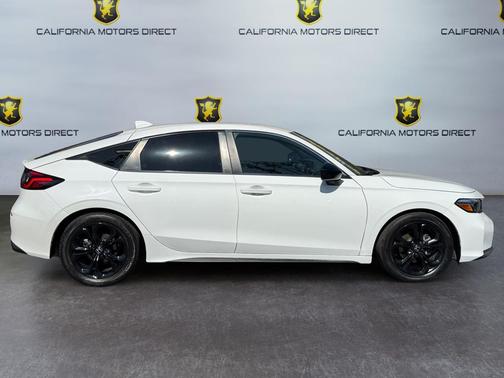 Platinum White Pearl 2025 Honda Civic Sport