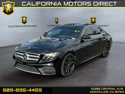Black 2017 Mercedes-Benz E-Class RWD Sedan