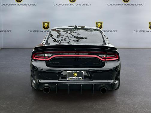 Pitch Black Clearcoat 2022 Dodge Charger SRT Hellcat