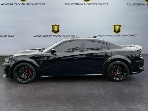 Pitch Black Clearcoat 2022 Dodge Charger SRT Hellcat