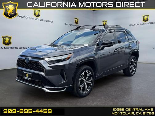 Magnetic Gray Metallic w/Midnight Black Metallic R 2023 Toyota RAV4 Prime XSE