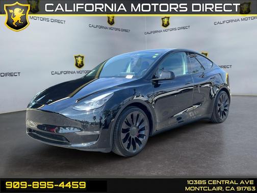 Solid Black 2022 Tesla Model Y Performance Dual Motor All-Wheel Drive