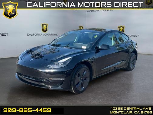 Solid Black 2023 Tesla Model 3 Standard Range