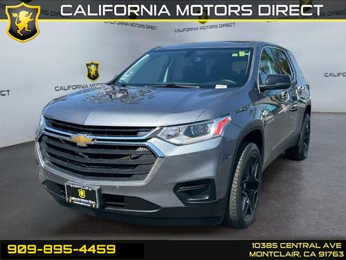 Satin Steel Metallic 2021 Chevrolet Traverse LS